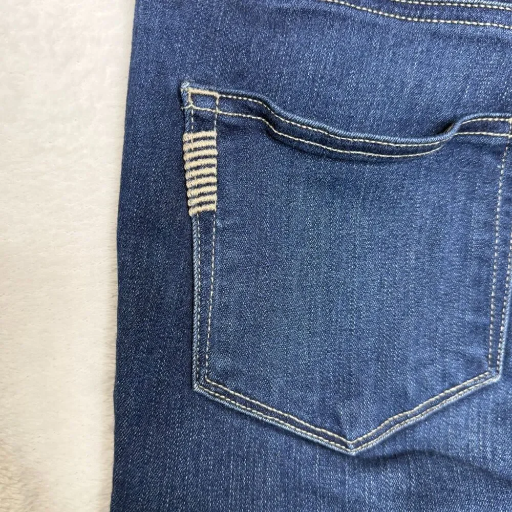Paige Jeans Women's Size‎ 27 Dark Blue Hoxton Crop Ankle Denim Stretch Mid rise